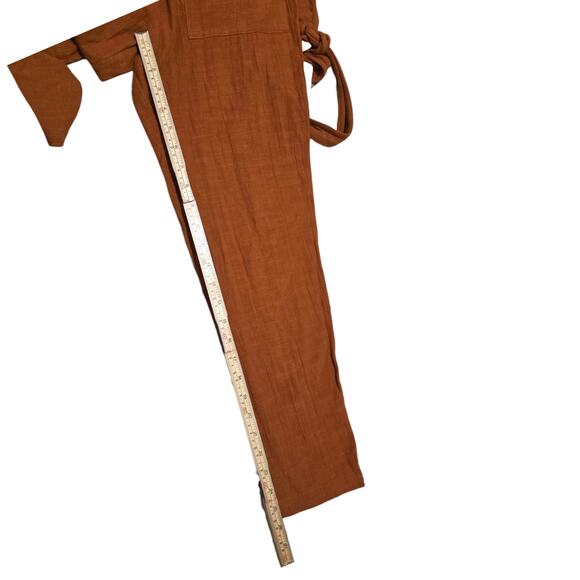 Nwt L* space Cali Girl Overalls Brown Jumper Cotton XS - Picture 8 of 8